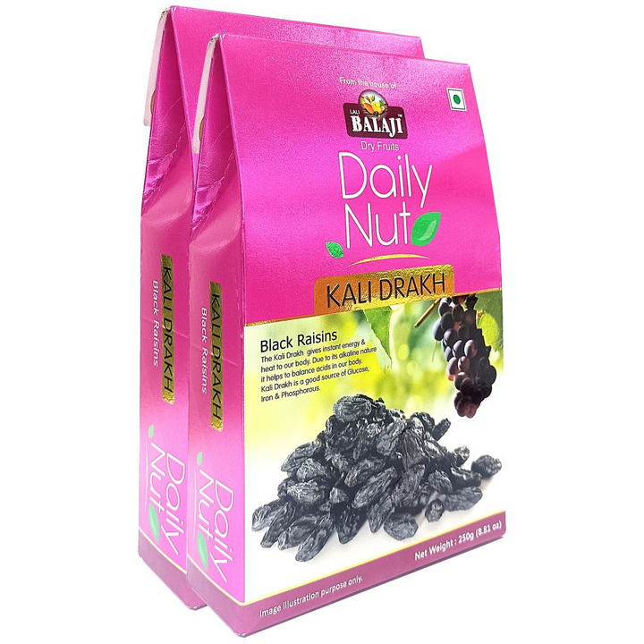 Daily Nut Kali Drakh (Black Raisins) 250g