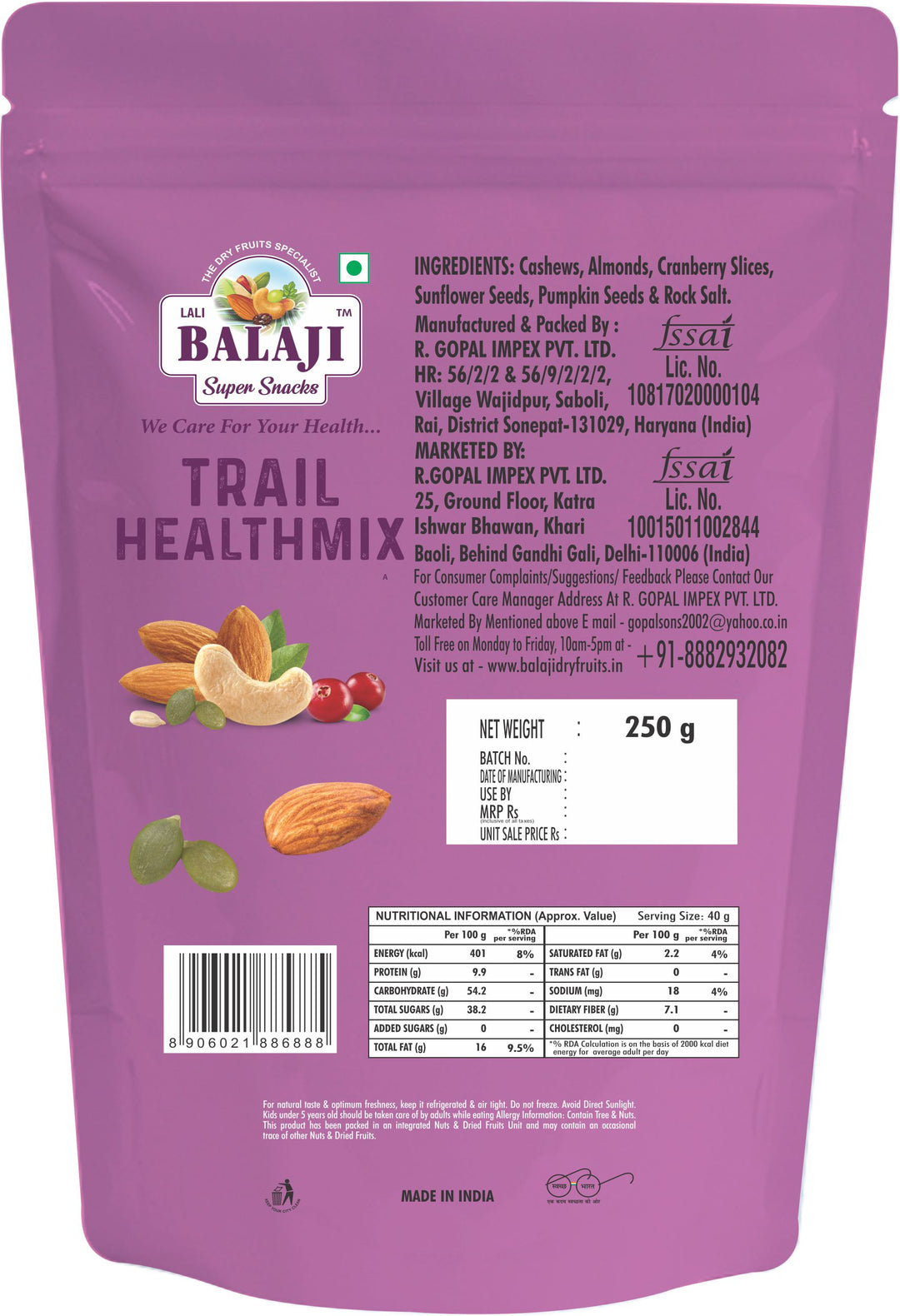 Balaji Trail Healthmix