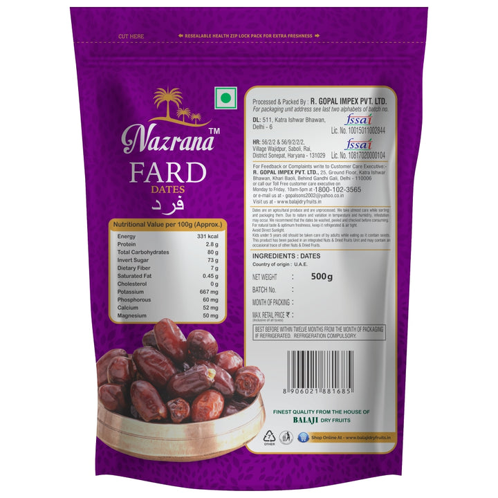 Nazrana Dates Fard 500g