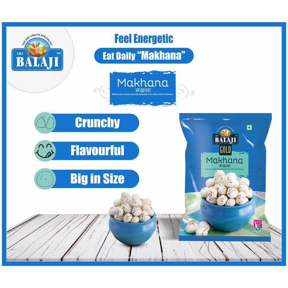 Lali Balaji Gold Makhana (Fox Nut) 200g